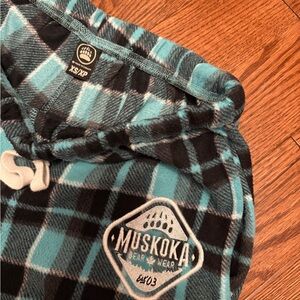 Women's Blue Plaid Pajama